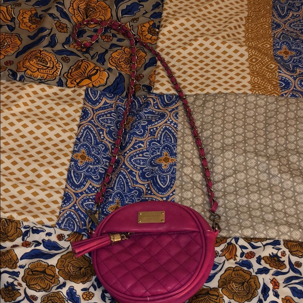 hot pink crossbody bag